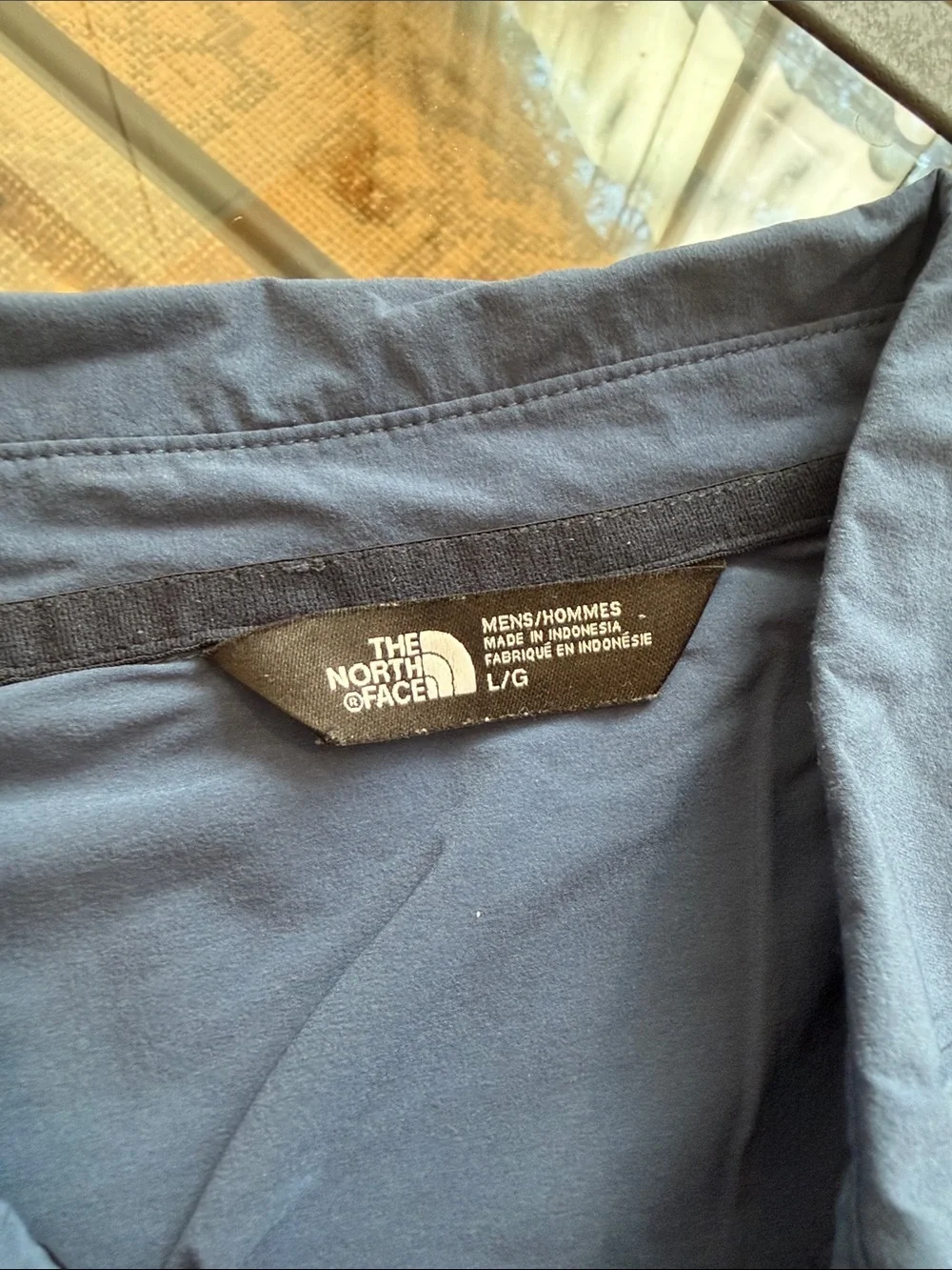 The North Face Men’s Blue Short Sleeve Button-Down Shirt